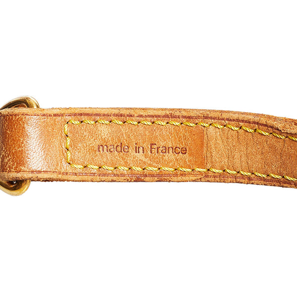 ルイ ヴィトン ショルダーストラップ ブラウン ヌメ革 レディース LOUIS VUITTON 【中古】