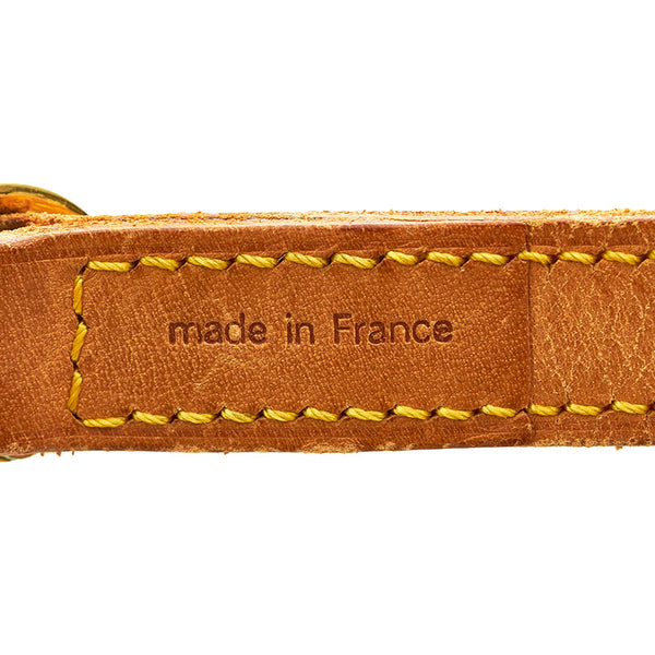 ルイ ヴィトン ショルダーストラップ ブラウン ヌメ革 レディース LOUIS VUITTON 【中古】