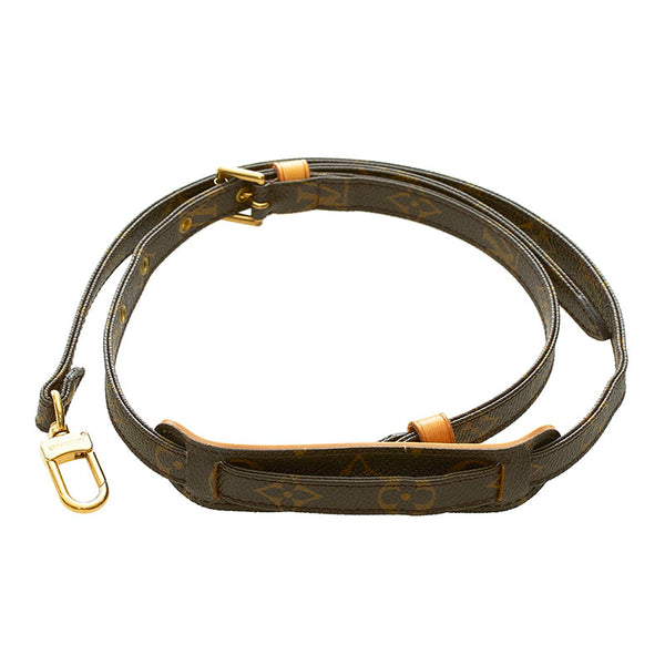 ルイ ヴィトン モノグラム ショルダーストラップ ブラウン PVC レザー レディース LOUIS VUITTON 【中古】