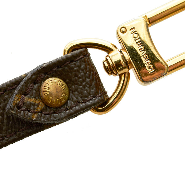 ルイ ヴィトン モノグラム ショルダーストラップ ブラウン PVC レザー レディース LOUIS VUITTON 【中古】