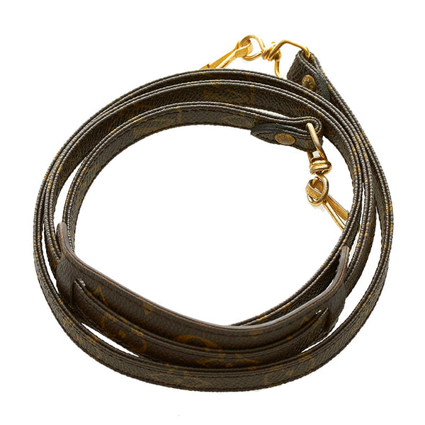 ルイ ヴィトン モノグラム ショルダーストラップ ブラウン PVC レディース LOUIS VUITTON 【中古】