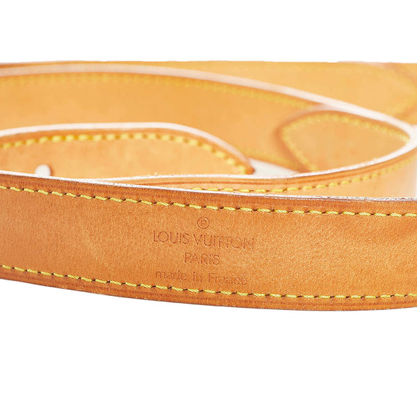 ルイ ヴィトン ショルダーストラップ 金具無し ブラウン レザー レディース LOUIS VUITTON 【中古】