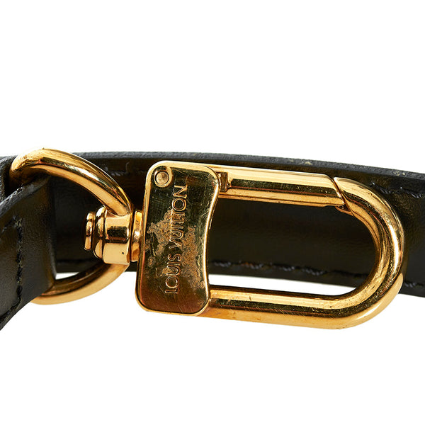 ルイ ヴィトン ショルダーストラップ ブラック レザー レディース LOUIS VUITTON 【中古】