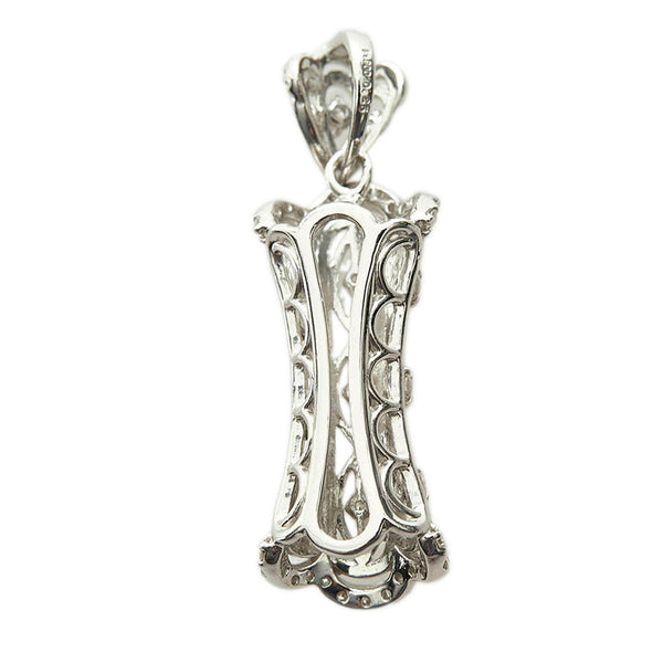 Pt900 プラチナ ダイヤ0.25ct ペンダントトップ レディース 【中古】