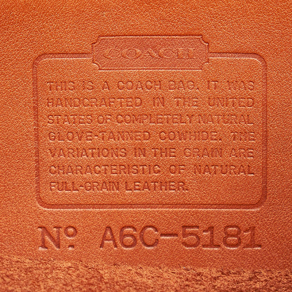 コーチ ショルダーバッグ ビジネスバッグ 2WAY 5181 ブラウン レザー メンズ COACH 【中古】