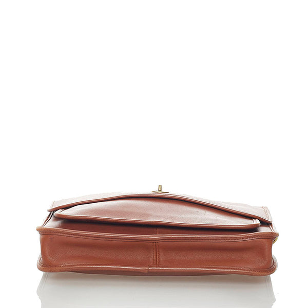 コーチ ショルダーバッグ ビジネスバッグ 2WAY 5181 ブラウン レザー メンズ COACH 【中古】