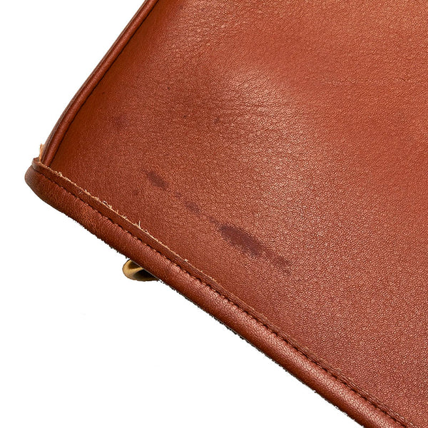 コーチ ショルダーバッグ ビジネスバッグ 2WAY 5181 ブラウン レザー メンズ COACH 【中古】