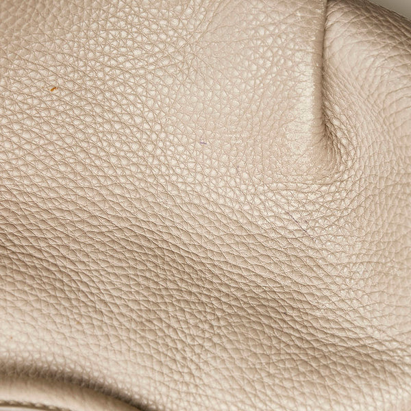 プラダ ヴィッテロダイノ ハンドバッグ ショルダーバッグ 2WAY BR4420 POMICE グレージュ レザー レディース PRADA 【中古】