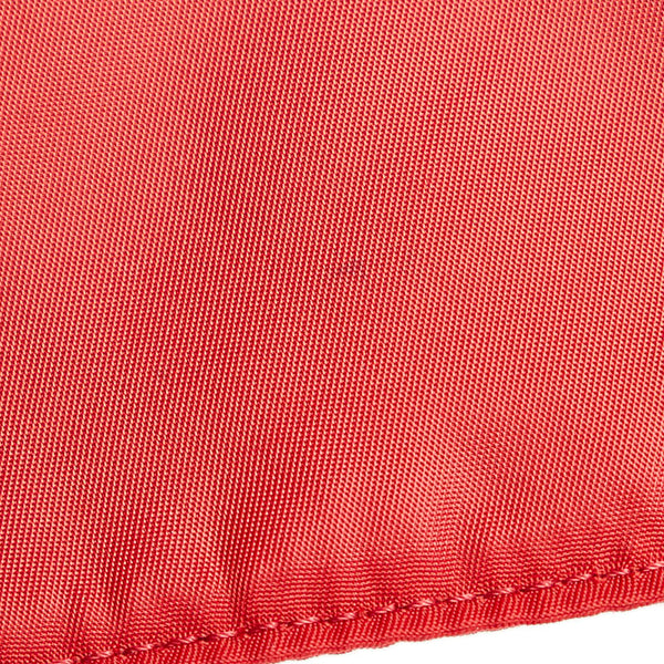 プラダ VERA 斜め掛け ショルダーバッグ B7372 CHERRY レッド ナイロン レディース PRADA 【中古】