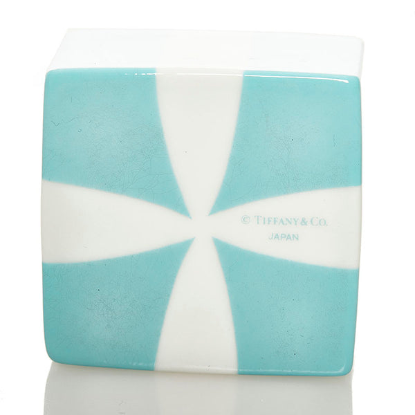 ティファニー ジュエリーボックス その他小物 2143　3764 ティファニーブルー ホワイト 陶器 レディース TIFFANY&Co. 【中古】