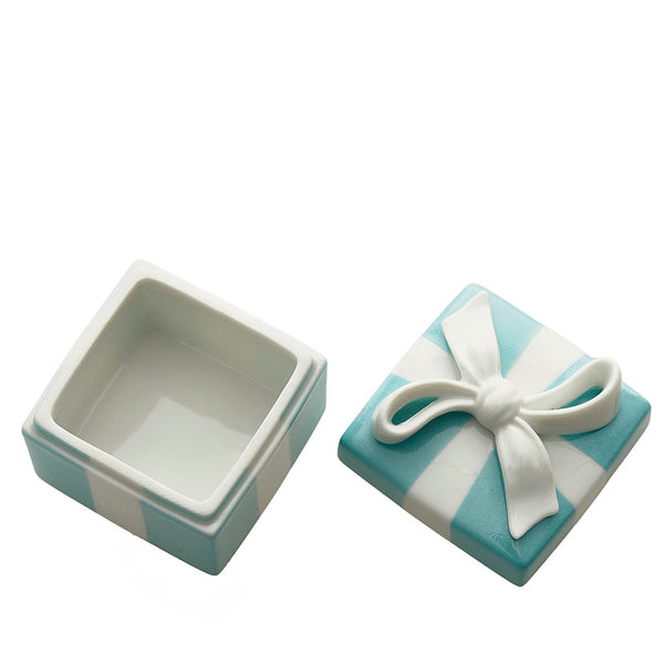 ティファニー ジュエリーボックス その他小物 2143　3764 ティファニーブルー ホワイト 陶器 レディース TIFFANY&Co. 【中古】