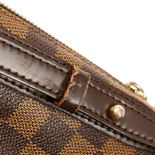 ルイ ヴィトン ダミエ カバ リヴィントン トートバッグ N41108 エベヌ PVC レザー レディース LOUIS VUITTON 【中古】