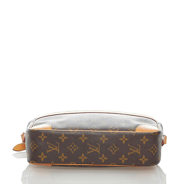 ルイ ヴィトン モノグラム トロカデロ 27 斜め掛け ショルダーバッグ M51274 ブラウン PVC レザー レディース LOUIS VUITTON 【中古】