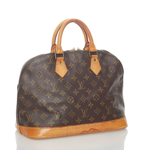 ルイ ヴィトン モノグラム アルマPM ハンドバッグ M51130 ブラウン PVC レザー レディース LOUIS VUITTON 【中古】