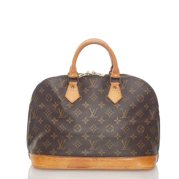 ルイ ヴィトン モノグラム アルマPM ハンドバッグ M51130 ブラウン PVC レザー レディース LOUIS VUITTON 【中古】