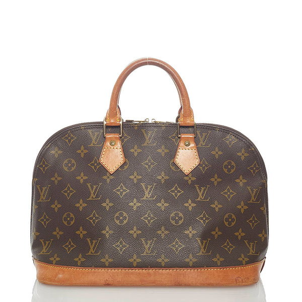 ルイ ヴィトン モノグラム アルマ 旧型 ハンドバッグ M51130 ブラウン PVC レザー レディース LOUIS VUITTON 【中古】