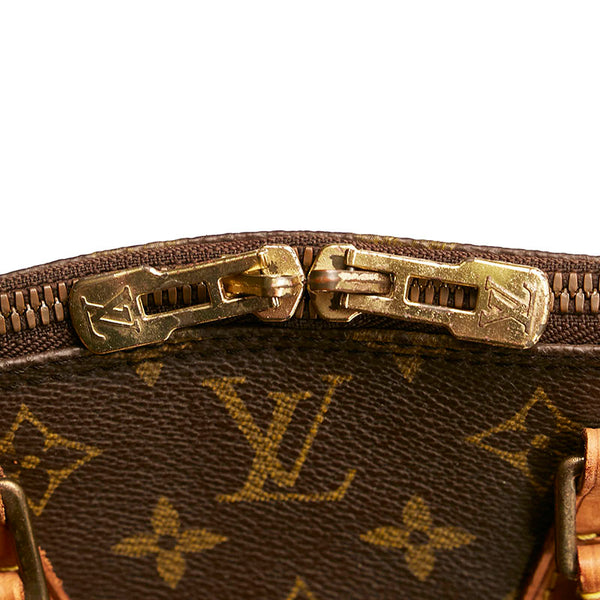 ルイ ヴィトン モノグラム アルマ 旧型 ハンドバッグ M51130 ブラウン PVC レザー レディース LOUIS VUITTON 【中古】