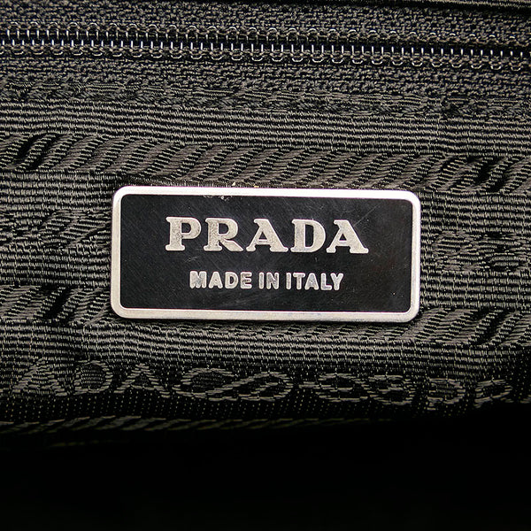 プラダ 斜めがけ ショルダー ブラック ナイロン レディース PRADA 【中古】