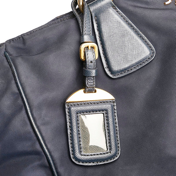 プラダ ハンドバッグ ショルダーバッグ 2WAY ブラック ナイロン レディース PRADA 【中古】