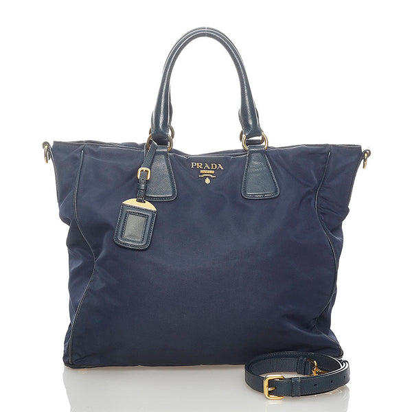プラダ ハンドバッグ ショルダーバッグ 2WAY ブラック ナイロン レディース PRADA 【中古】