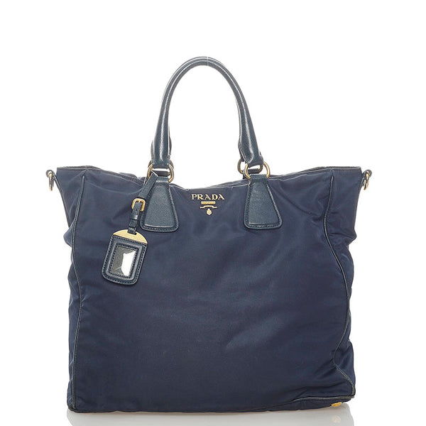プラダ ハンドバッグ ショルダーバッグ 2WAY ブラック ナイロン レディース PRADA 【中古】