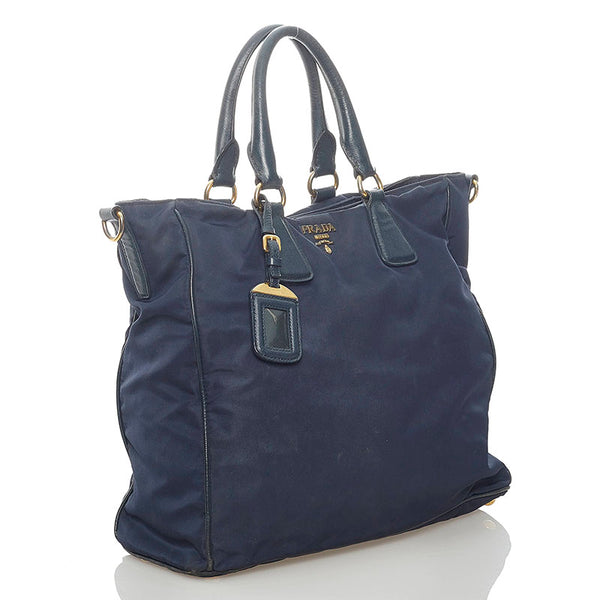 プラダ ハンドバッグ ショルダーバッグ 2WAY ブラック ナイロン レディース PRADA 【中古】