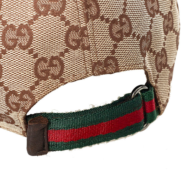 グッチ シェリー GGキャンバス キャップ ベージュ ポリエステル コットン レディース GUCCI 【中古】
