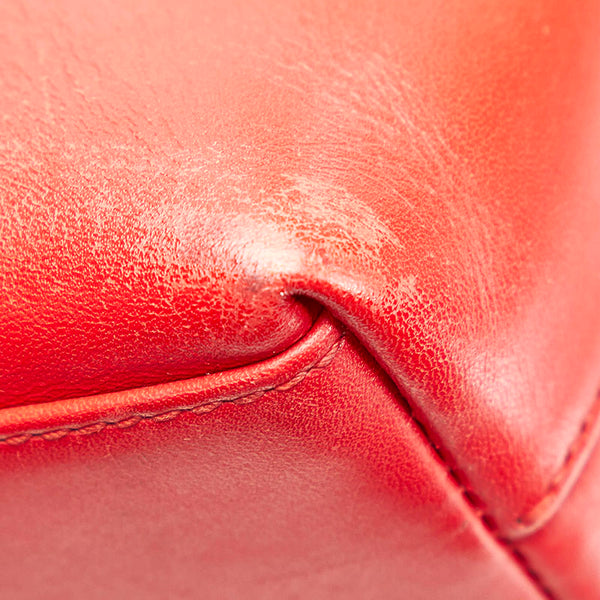 グッチ GGキャンバス ショルダーバッグ 0014231 ネイビー レッド キャンバス レザー レディース GUCCI 【中古】