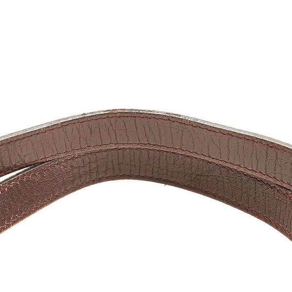 グッチ GGスプリーム トートバッグ 181086 ベージュ ブラウン PVC レザー レディース GUCCI 【中古】