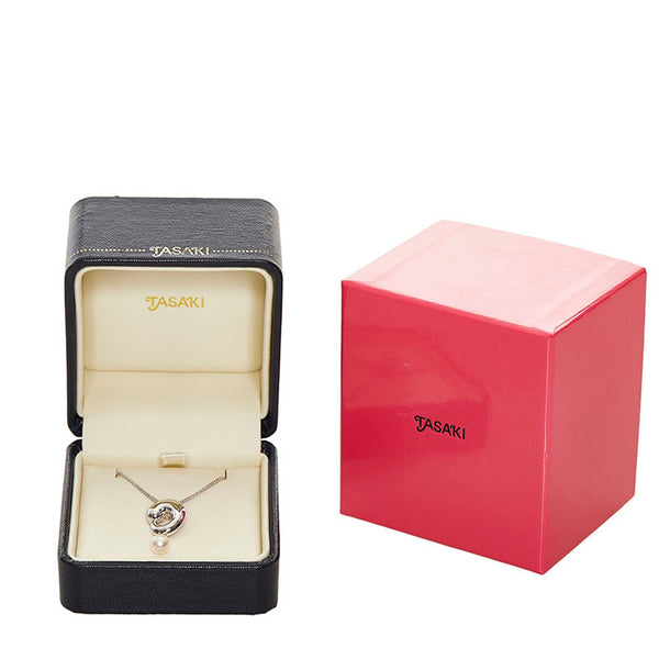 タサキ パール ネックレス 真珠 SV925 シルバー レディース TASAKI 【中古】