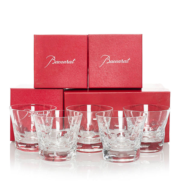 バカラ クリスタル 5点セット グラス コップ クリア ガラス レディース Baccarat 【中古】