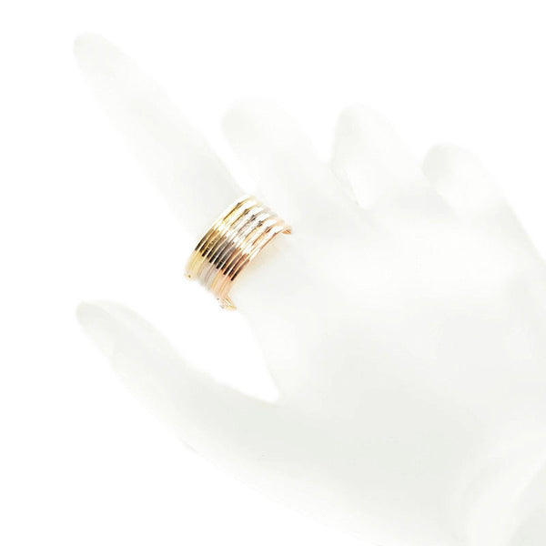 カルティエ 2C トリニティ スリーカラー リング 指輪 K18YG イエローゴールド K18PG ピンクゴールド K18PG ホワイトゴールド レディース CARTIER 【中古】