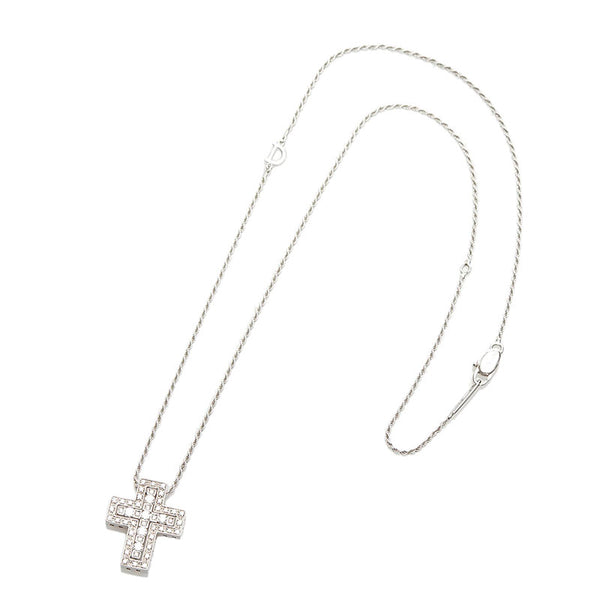 ダミアーニ ベル エポック S ダイヤ クロス ネックレス K18 ゴールド レディース Damiani 【中古】