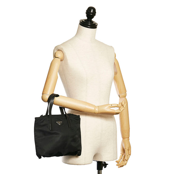 プラダ ハンドバッグ BN0332 ブラック ナイロン レディース PRADA 【中古】