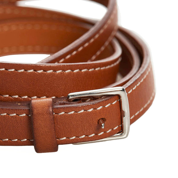 エルメス エトリヴィエール ブレスレット ブラウン レザー レディース HERMES 【中古】