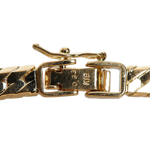 K18YG イエローゴールド ダイヤ0.93ct ブレスレット レディース 【中古】