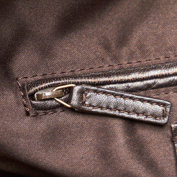 サンローラン ミューズ トートバッグ ホワイト アイボリー レザー レディース SAINT LAURENT 【中古】