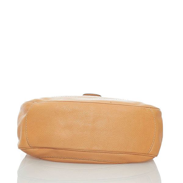 トッズ ハンドバッグ ペールオレンジ レザー レディース TOD’S 【中古】