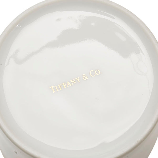 ティファニー ゴールドバンド ペア マグカップ ホワイト 陶器 レディース TIFFANY&Co. 【中古】