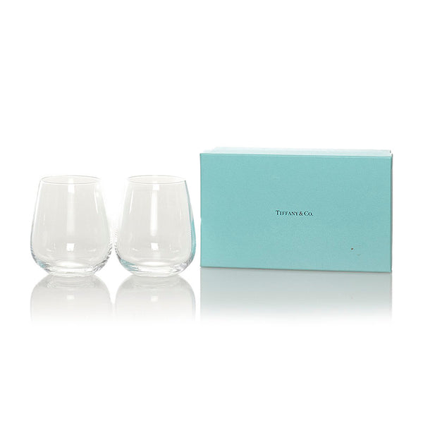 ティファニー クリスタル グラス ペアグラス タンブラー クリア ガラス レディース TIFFANY&Co. 【中古】