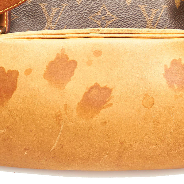 ルイ ヴィトン モノグラム モンスリ MM リュック バックパック M51136 ブラウン PVC レザー レディース LOUIS VUITTON 【中古】