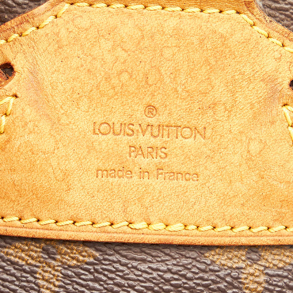 ルイ ヴィトン モノグラム モンスリ MM リュック バックパック M51136 ブラウン PVC レザー レディース LOUIS VUITTON 【中古】