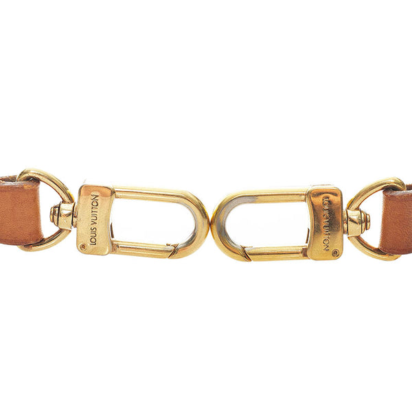 ルイ ヴィトン ショルダーストラップ ブラウン レザー レディース LOUIS VUITTON 【中古】