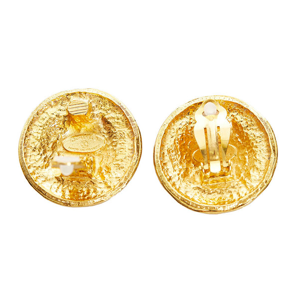 シャネル ココマーク イヤリング ゴールド メッキ レディース CHANEL 【中古】