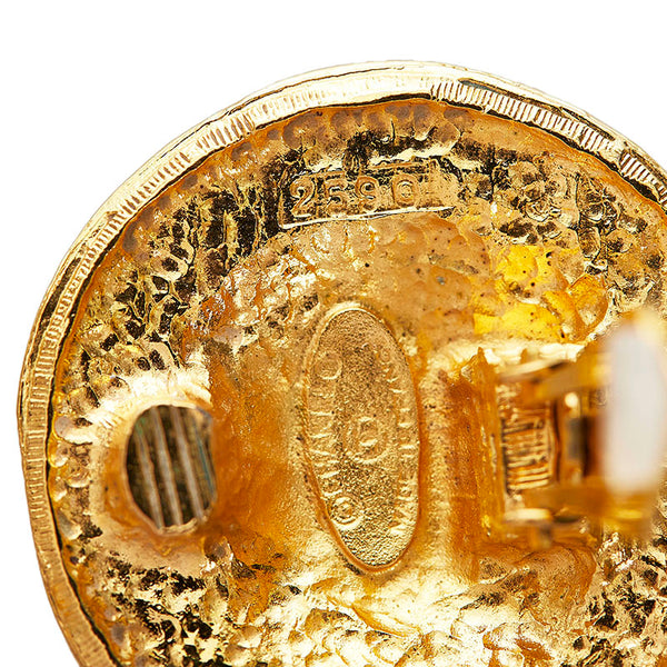 シャネル ココマーク イヤリング ゴールド メッキ レディース CHANEL 【中古】