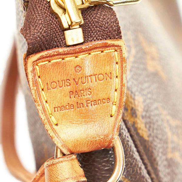 ルイ ヴィトン モノグラム アクセソワール ポーチ M51980 ブラウン PVC レザー レディース LOUIS VUITTON 【中古】
