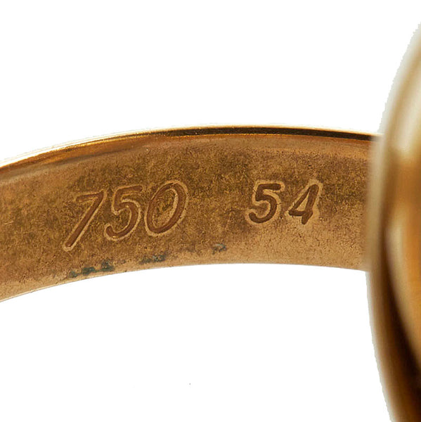 カルティエ トリニティ リング 指輪 K18YG イエローゴールド K18WG ホワイトゴールド K18PG ピンクゴールド レディース CARTIER 【中古】