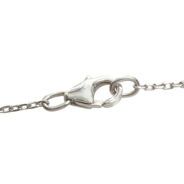 グッチ GGアイコン ネックレス シルバー K18WG ホワイトゴールド レディース GUCCI 【中古】