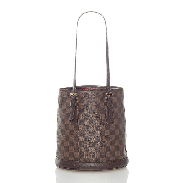 ルイ ヴィトン ダミエ マレ トートバッグ N42240 ブラウン PVC レザー レディース LOUIS VUITTON 【中古】