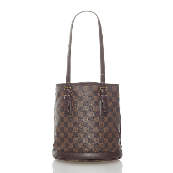 ルイ ヴィトン ダミエ マレ トートバッグ N42240 ブラウン PVC レザー レディース LOUIS VUITTON 【中古】